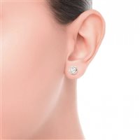 Orecchini Recarlo Donna Anniversary in Oro bianco Diamante 0.35 Ct E01PX001/035 - E01PX001/035